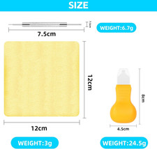 Watch Press Tool Set, Watch Press Set Back Case Closer with 12 Molds, Watch B...