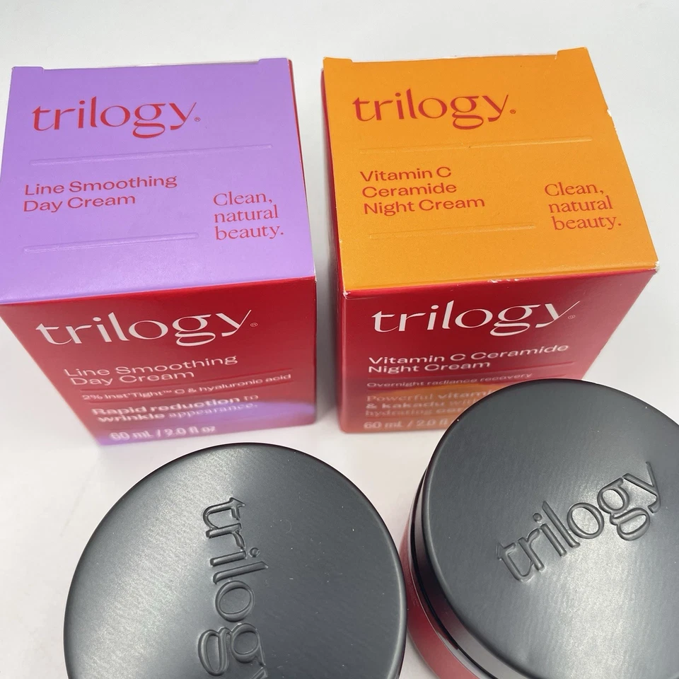 Trilogy Vitamin C Ceramide Night Cream And Trilogy Line Smoothing Day Cream 60ml - Image 2 of 4