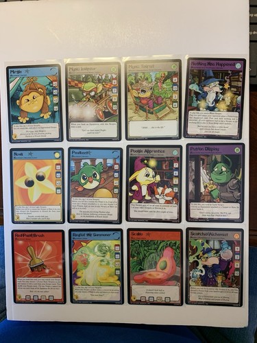 NEOPETS BASE SET COMPLETE SET OF 234/234 CARDS WITH 30 FOILS WOTC ALL MINT - Picture 13 of 23