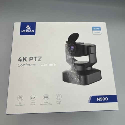 NexiGo N990 (Gen 2) 4K PTZ Webcam, Video Conference Camera System - 第 1/11 張圖片