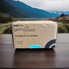 NIB TAO Clean Germ Shield UV Toothbrush Sanitizer - SUPER NOVA WHITE BA-0401-WHT