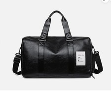 Men's Gym Duffle Bag with Shoe Compartment Travel Carry on Luggage Handbag