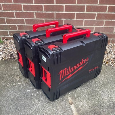 Milwaukee Fuel M18 M12 leer Bohrerkoffer x3 Bundle HD Box Werkzeugaufbewahrung stapelbar