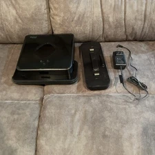 iRobot Braava 380 Black Robot Mop With Charging Dock Missing Front Attachment