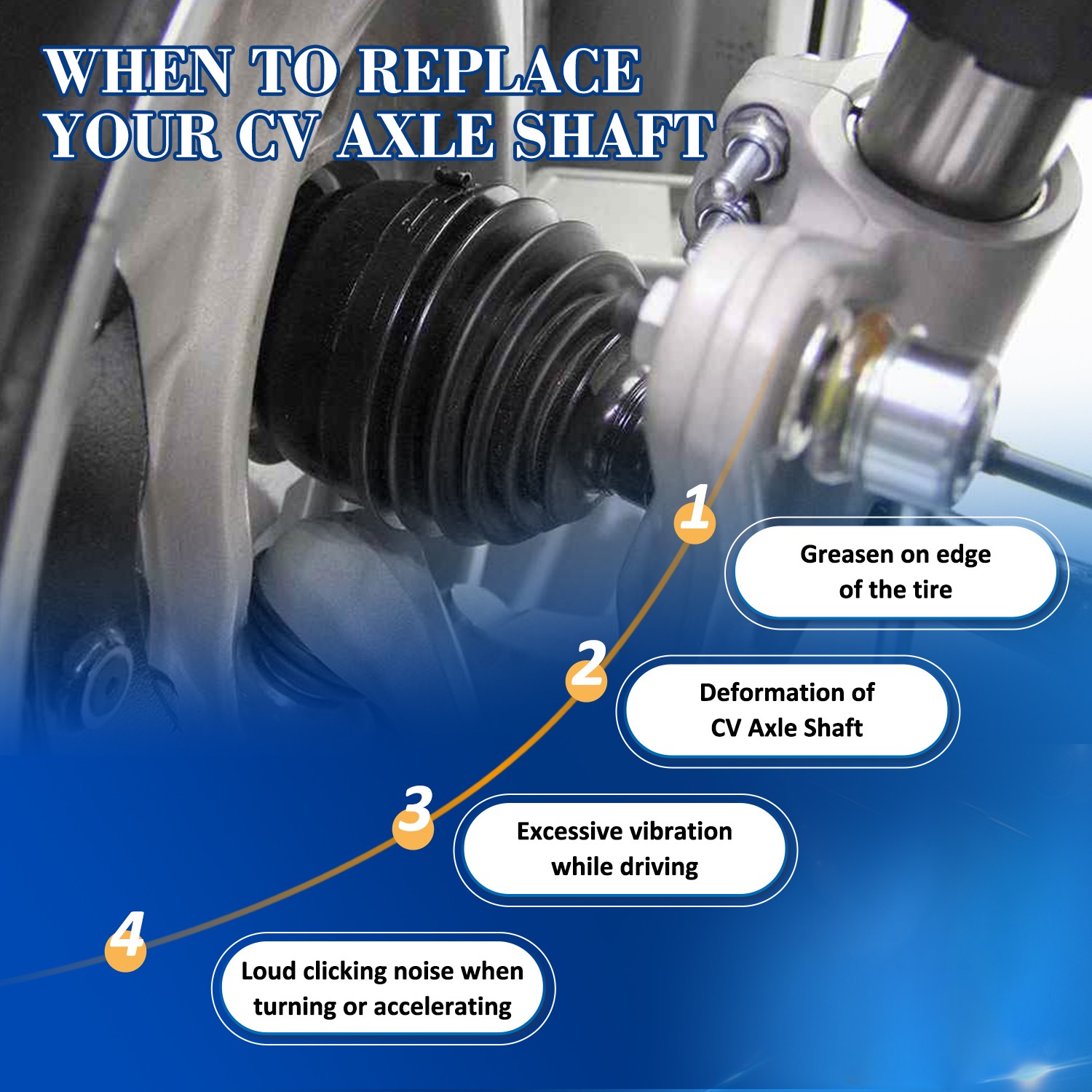 OE Rear CV Axle Shaft Assembly For 1991-2005 Acura NSX 3.0L V6 Auto Trans