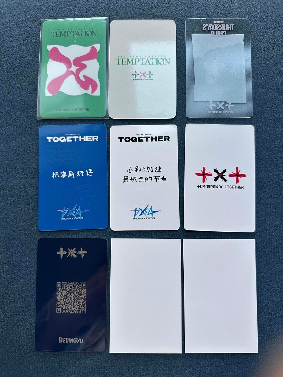 LOT) TXT OFFICIAL BEOMGYU YZY NMAIL MUSIC PLANT POB PHOTOCARD SET