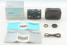 N MINT- inBox Rollei 35 Black Film Camera Tessar 40mm Lens Filter Case Japan