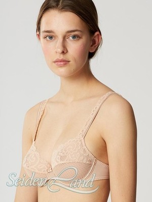 Spitze Vollschalen-BH GABY uni von Maison Lejaby beige blau schwarz