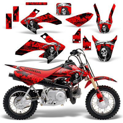 Dirt Bike Decal Graphic Kit MX Sticker For Honda CRF50 2004-2013 Reaper V2 R