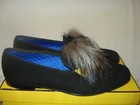 100% AUTHENTIC NEW MEN FENDI MONSTER FUR BLACK EVENING SLIPPER UK 12/US 13 — photo 7