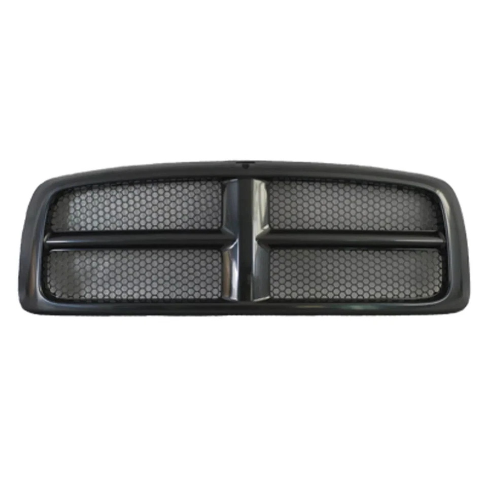 New Front Grille Black Plastic CH1200331 FOR 2002-2005 DODGE RAM 1500 2500 3500 Foto 2 de 2