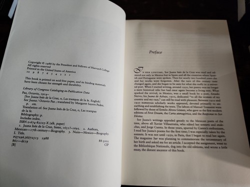 Sor Juana By Octavio Paz 1988 - Imagen 5 de 13