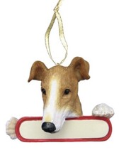 Pet Breed Christmas Ornament  Greyhound  Lite Or Dark