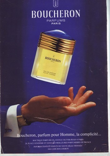 lot pages publicitaires de magazines anciens - publicités parfums BOUCHERON - Bild 2 von 3