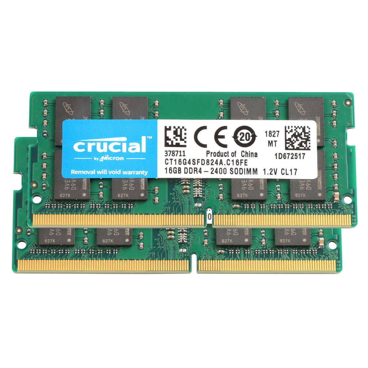 Crucial CT16G4SFD824A 16GB DDR4 2400MHz Laptop Memory 260-Pin SODIMM RAM LOT