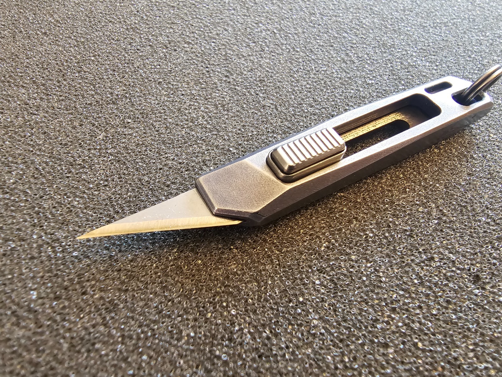 NAITHAWK Keychain Utility Knife Titanium One Solid Handle 11 Blade Discontinued eBay