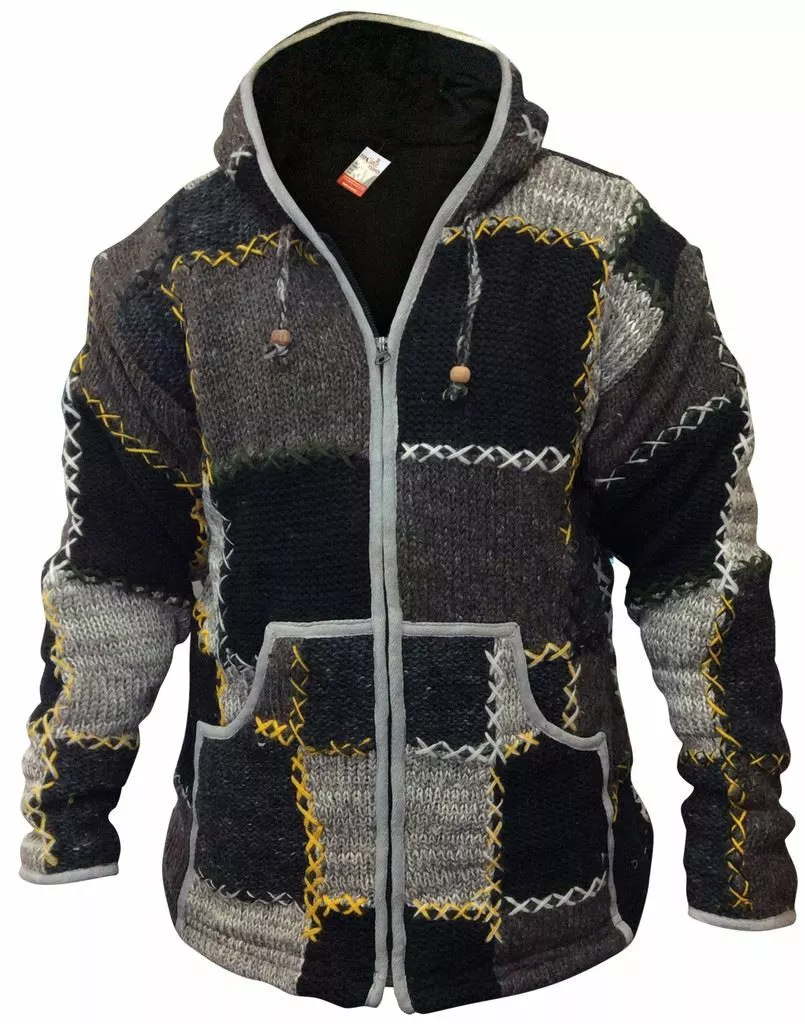 Men's wool hotsell zip up jacket