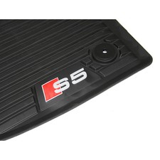 Original Audi S5 (B9) Cabrio/Coupe Fußmatten vorn Gummi Allwettermatten 2-teilig