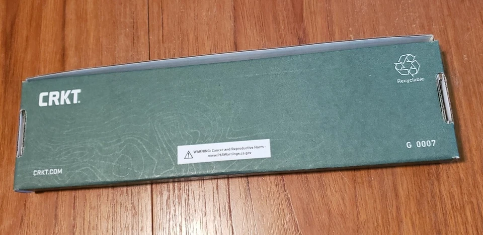 BOX for CRKT Bear Claw Blunt Tip Fixed Knife Model 2510ER Discontinued BOX ONLY - Image 3 of 4