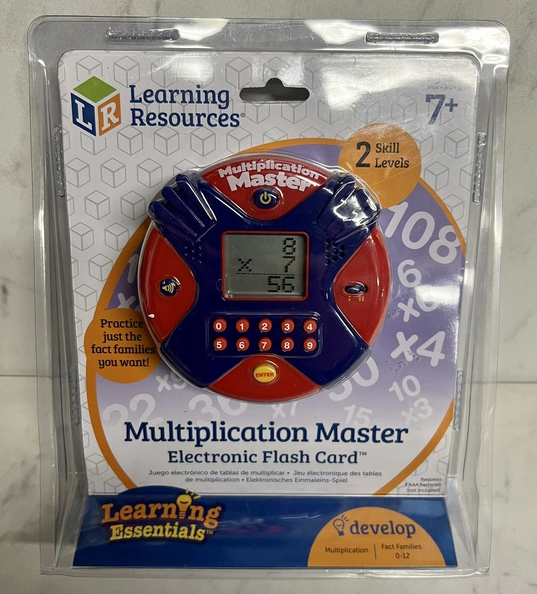 Electronic math best sale flash cards