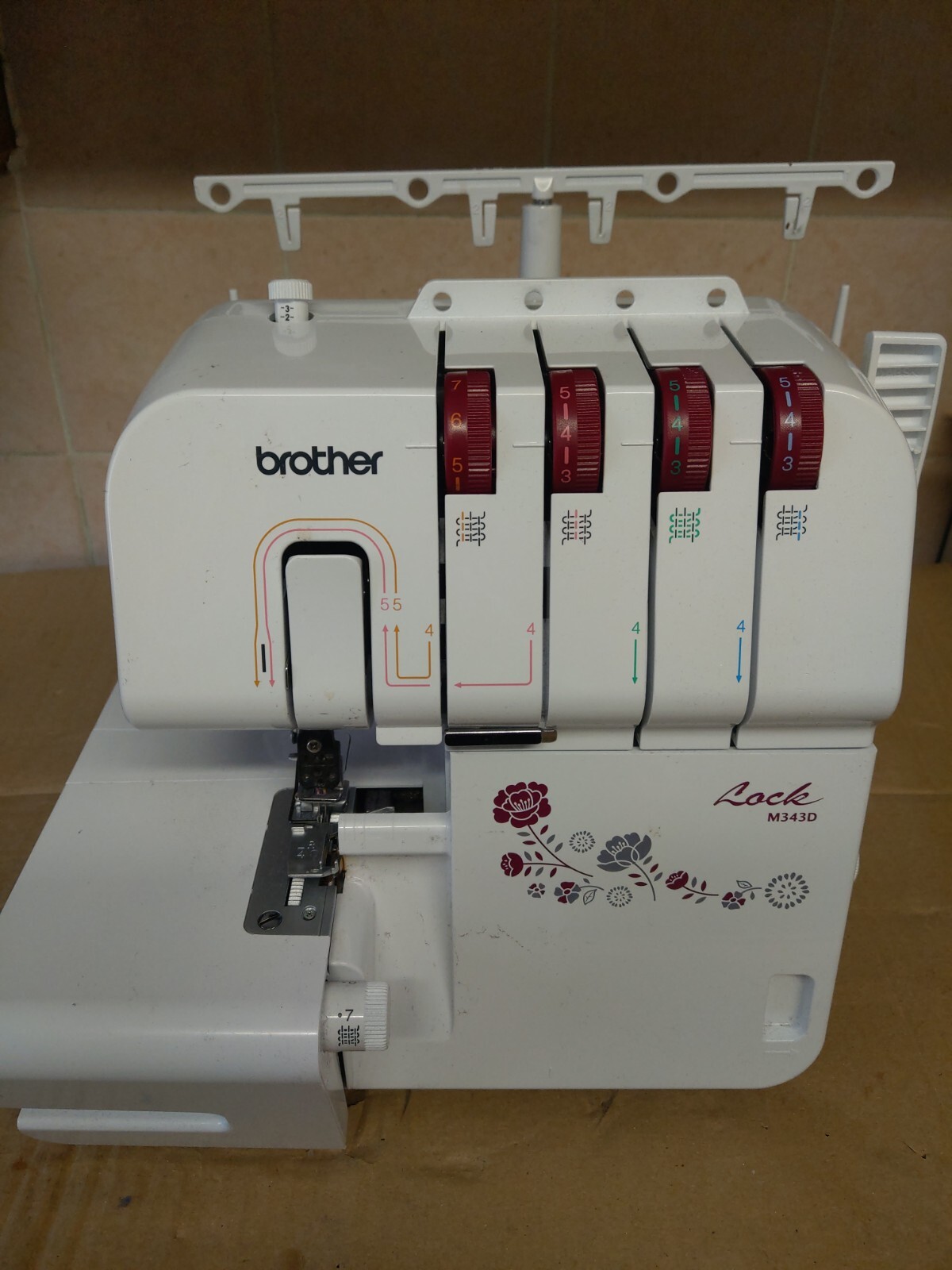 Brother M343D Overlocker Sewing Machine READ DESCRIPTION eBay
