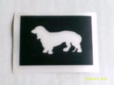 10 - 400 Dashshund dog stencils for etching glass craft hobby gift present