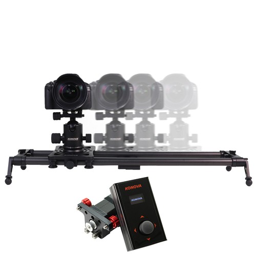 Konova Motorized Bundle P1 Carbon Camera Slider with Bag Parallax 4 Sizes exist - Picture 7 of 12