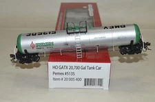 HO scale Atlas Master PEMEX Petroleum Mexico GATX 20,700 gallon tank car 5135