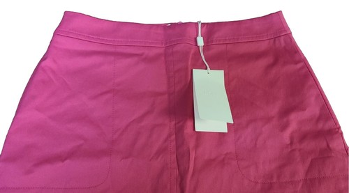 BOSS Women Vomuta Straight A-Line Skirt Stretch Cotton Pink Color - Size 4 / 26 - Picture 6 of 10