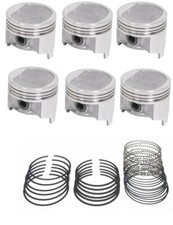Sealed Power Pistons Set6cast Rings For 1987-1995 Jeep 4.0l 242 .040 Bore