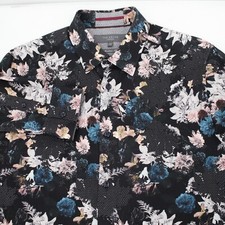 Ted Baker London Shirt Mens 15 Floral Long Sleeve Button Up Modern Fit party