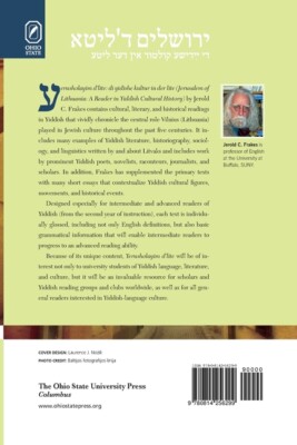 Jerusalem Of Lithuania: A Reader In Yiddish Cultural History