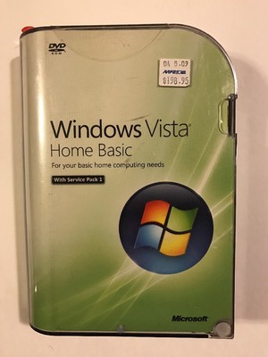 Bargain Windows Vista Home Basic With Service Pack 1 Bargain Windows Vista Home Basic With Service Pack 1