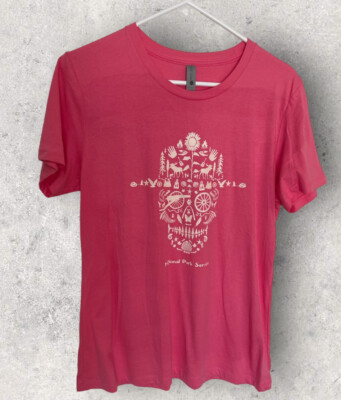 Skull Tee National Park Ranger Pink XL Shirt Nature NEW Natl Park