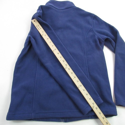 Cabelas Jacket Womens Medium Blue Long Sleeve Full Zip Outdoors Hooded Pockets - Picture 8 of 10