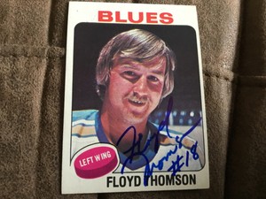 Autographed-1975-76-Topps-Floyd-Thomson