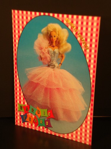 Barbie, 1997-Barbie Years - "Subset Chase Card" - "BY-4 - Sparkle Surprise." - Picture 2 of 4