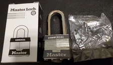 Master Lock 21LFWO Laminated Padlock Body LESS CYLINDER 1.5" Shackle - NEW