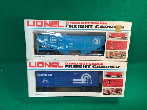 Two Lionel 0 And 027 Gauge Freight Carrier in Boxes - 第 1/9 張圖片