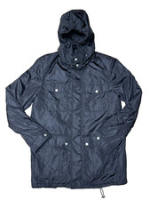 AUTHENTIC Men's Uniform Gucci Black Polyamide Shell Hooded Jacket - Size: 48