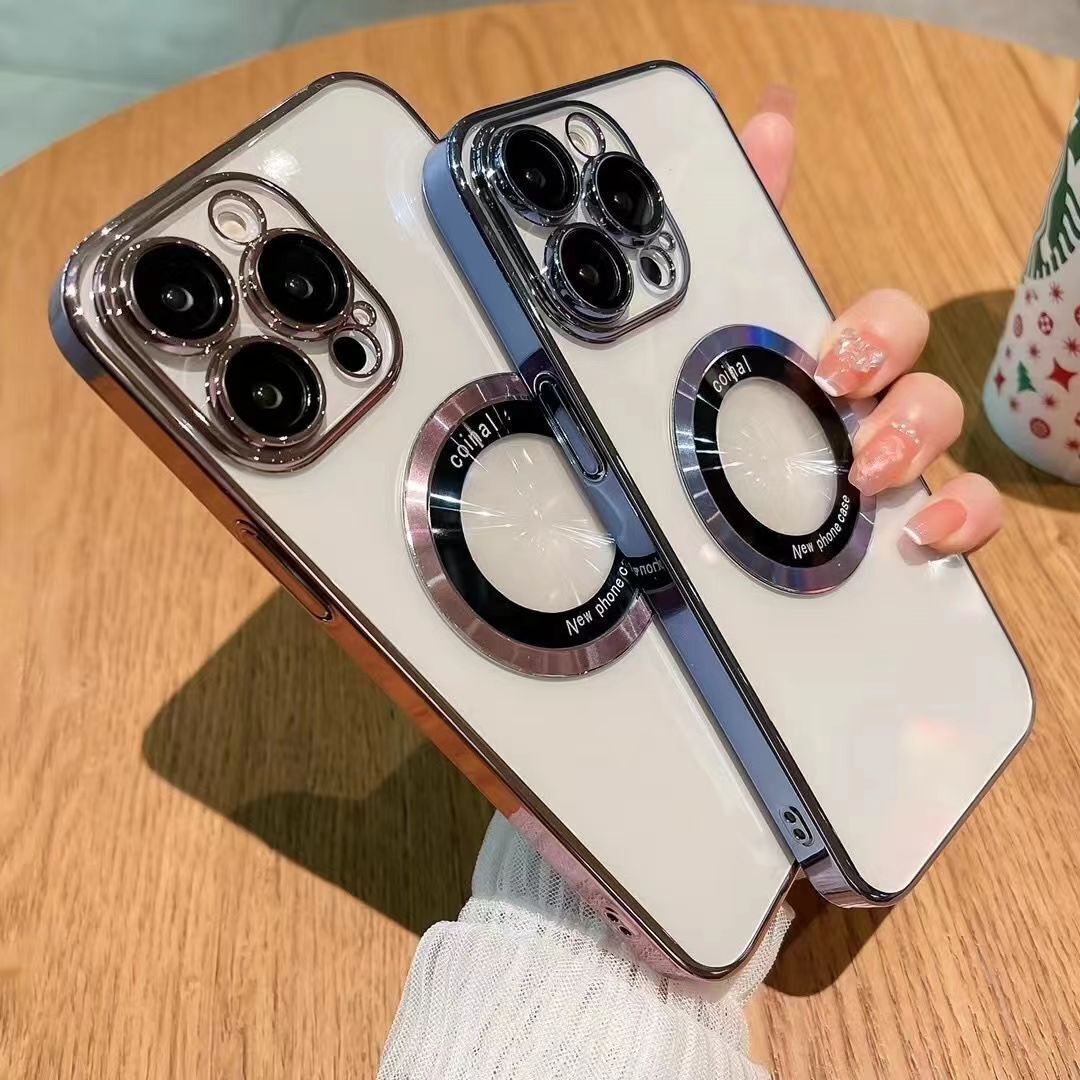 Magnetic Case For iPhone 14 Pro Max 15 14 13 12 11 Camera Lens Cover Mag Safe