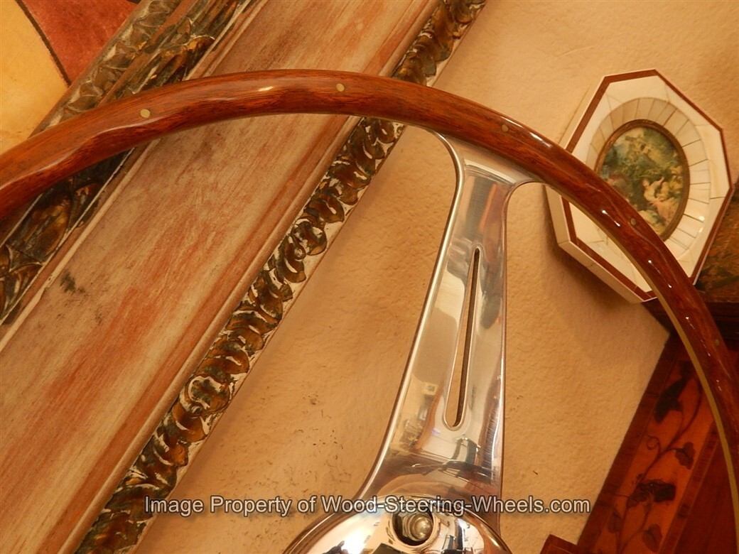 FERRARI Wood Steering Wheel 42 cm NARDI Slotted Spokes  NARDI & C Original