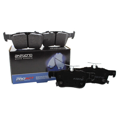 Akebono Rear ProAct Ceramic Disc Brake Pads For Acura RDX