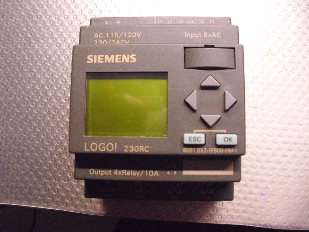 Siemens LOGO! 24C - Modulo Logico Programmabile - Usato Funzionante