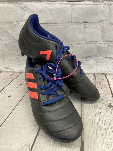 Adidas Womens Ace 17.4 FG S77070 Size 6.5 Black Leather Soccer Cleats Shoes New - Picture 3 of 9