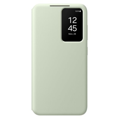 Original Samsung Smart View Wallet Case Cover EF-ZS921 Galaxy S24 Light Green