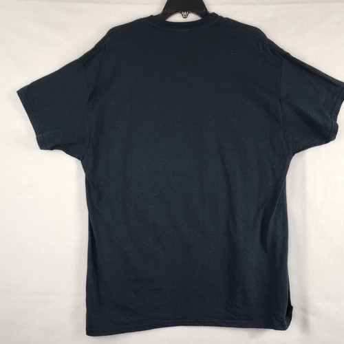 Mens Black Shirt Sz. XL Money is the Motive Print 100% Cotton Tee - Foto 3 di 7