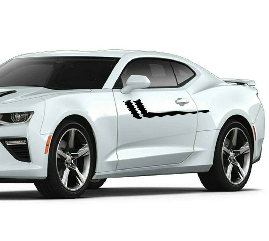 Hockey Stripe Decals For 1993-2002 Camaro Z28 & SS - Left & Right Side Body Graphics