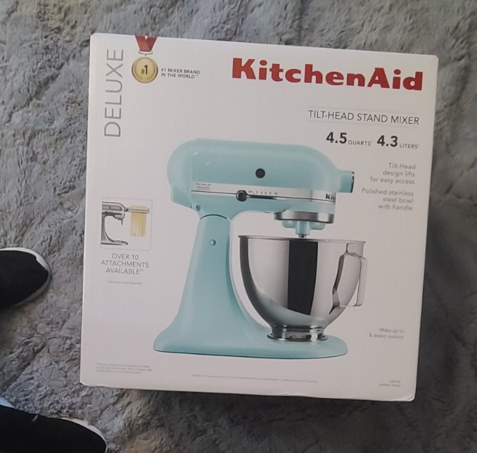 KitchenAid DELUXE 4.5QT TiltHead Stand Mixer KSM97MI Mineral Water