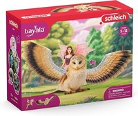 Schleich 70789 Bayala Elfe Auf Glitzer-Eule V2 Neu & Ovp